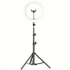 Ring Light | Adjustable Tripod & Phone Holder | USB Powered