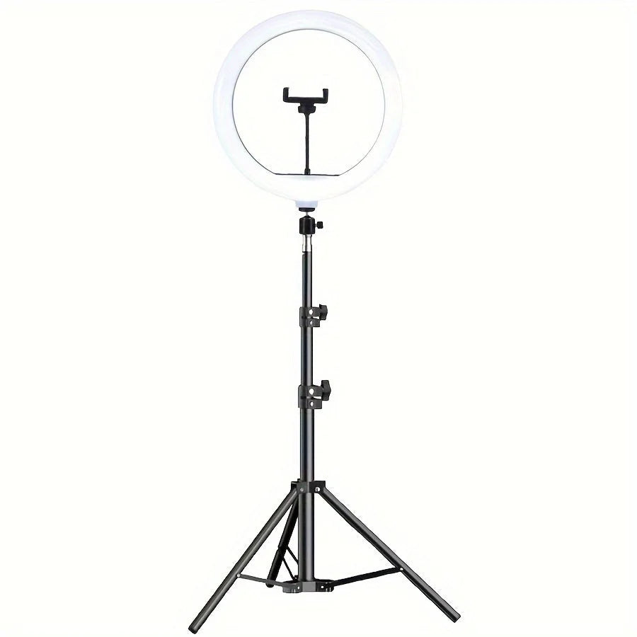 Ring Light | Adjustable Tripod & Phone Holder | USB Powered