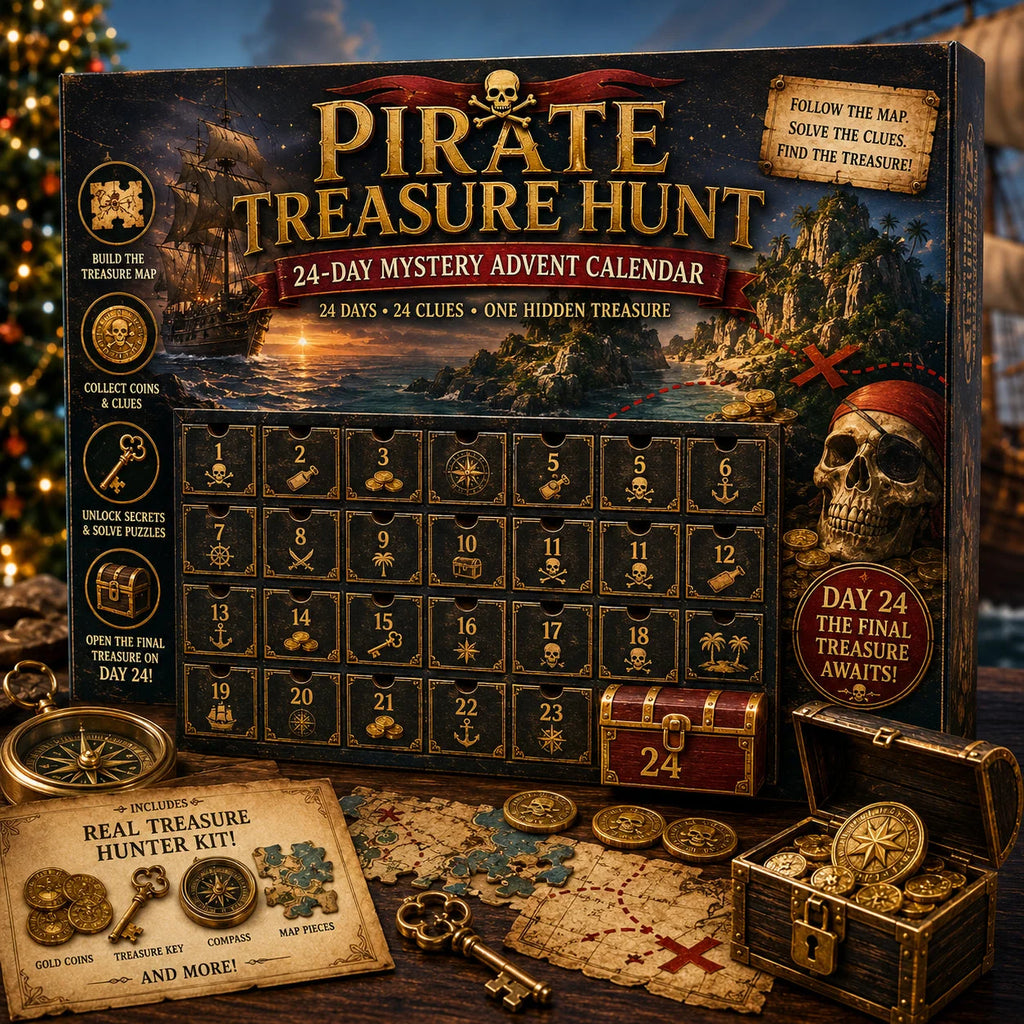 Puzzle Advent Calendar | Ongoing Mystery Story & Screen-Free Puzzles | 24 Days