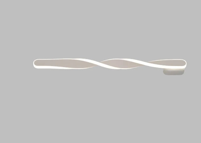 LED Wall Lamp | Curved Modern Design & Dimmable Warm White | 40 x 12 x 8 cm
