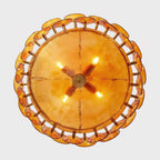 Ceiling Pendant Light | Metal & Glass | Dimmer Compatible