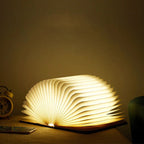 Book Lamp | Foldable Wooden & USB-Rechargeable