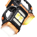 Emergency Flashlight | Solar Charging & Built-In Power Bank | IP44 Water-Resistant