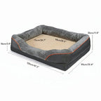 Dog Bed | Orthopedic Memory Foam | Machine-Washable Cover