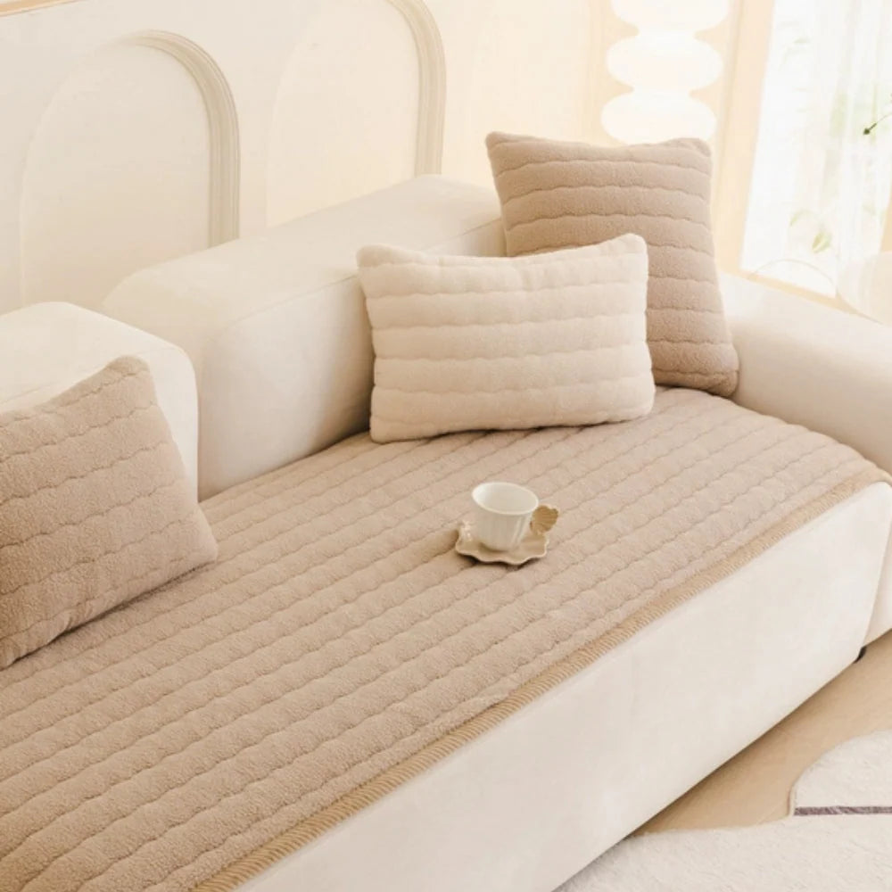 Sofa Cover | Plush Microfiber Non-Slip & Machine Washable