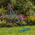 Lawn Leveling Rake | Wide Aluminum Base & Ergonomic Long Handle | 91 x 25 cm