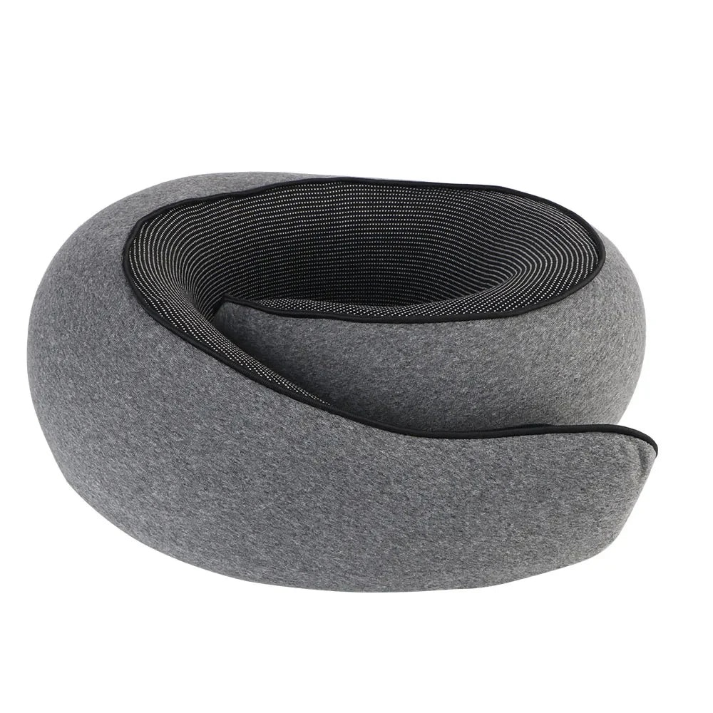 Travel Neck Pillow | U-Shaped Memory Foam & Adjustable Fit