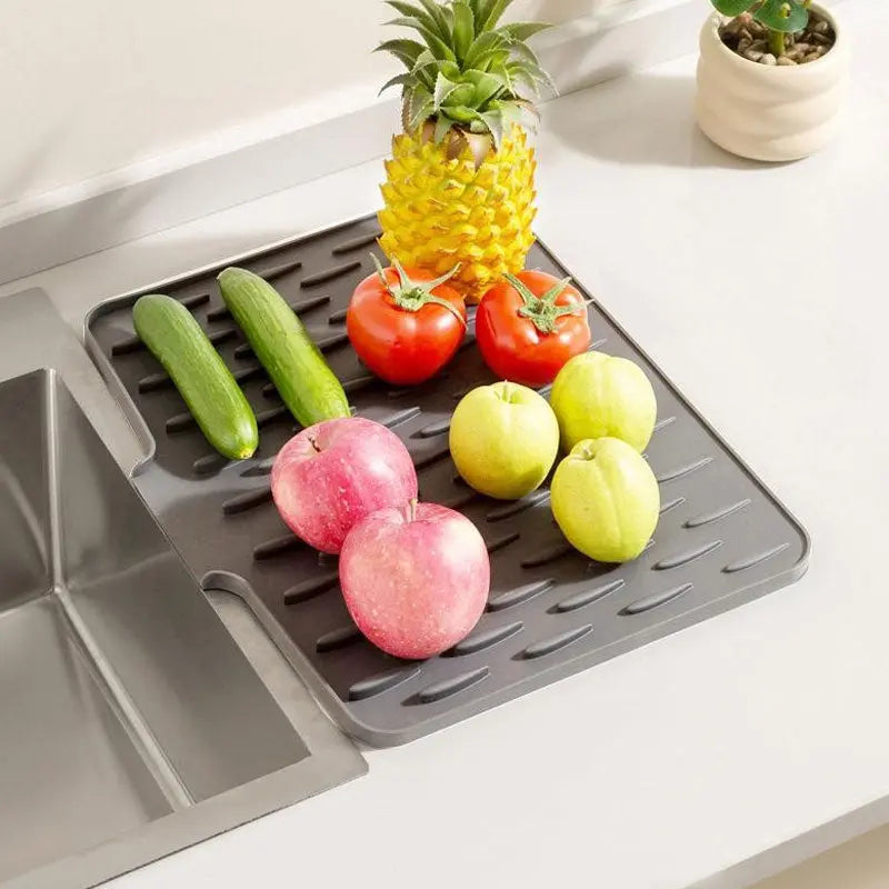 Silicone Drip Mat | Inclined Drainage & Heat-Resistant