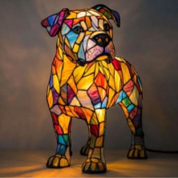 Night Light | Dog-Shaped Design & Warm LED Glow | USB Powered