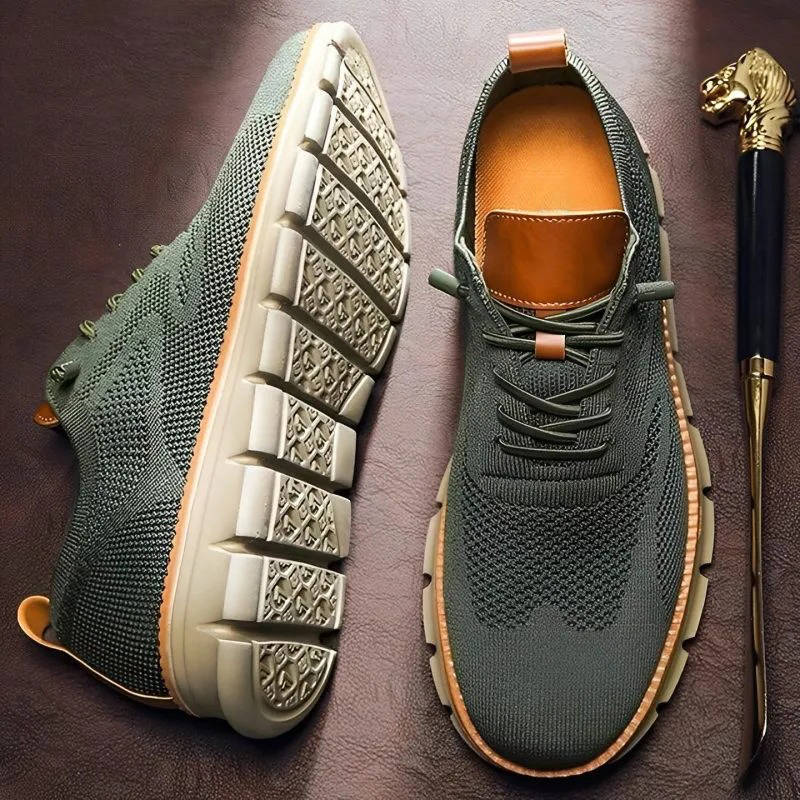 Men's Slip-On Shoes | Orthopedic Wide Toe Box & Breathable Knit