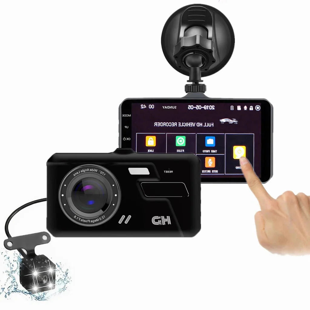 Dash Cam | 1080P Front & Rear & 170° Wide-Angle