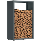 Firewood Rack | Galvanized Steel & Weather-Resistant | Adjustable Feet