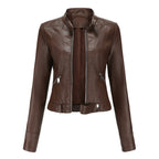 Women's Leather Jacket | Soft Genuine Leather | Classic Fitted Design