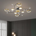 Pendant Light | Dimmable Metal & Acrylic | 8 Or 10 Bulbs