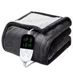 Heated Blanket | Flannel & Lambswool | 6 Heat Settings With LCD Display