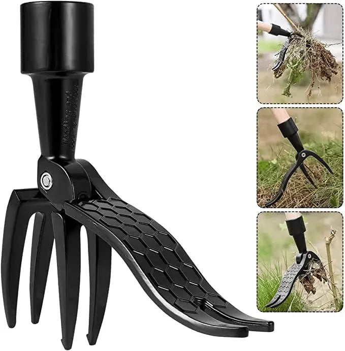 Weed Remover | Four-Claw & Foot Pedal | Rust-Resistant Steel