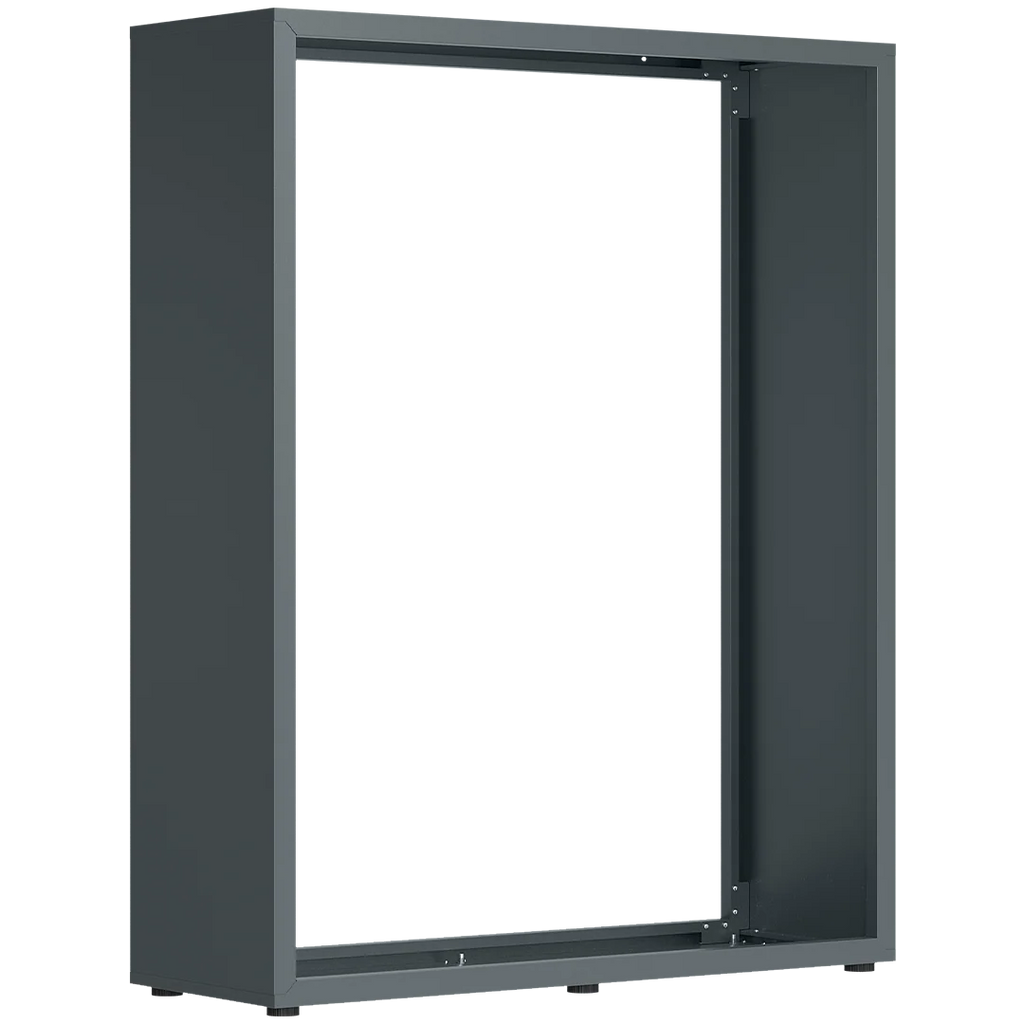 Firewood Rack | Weather-Resistant Galvanized Steel | Adjustable Feet