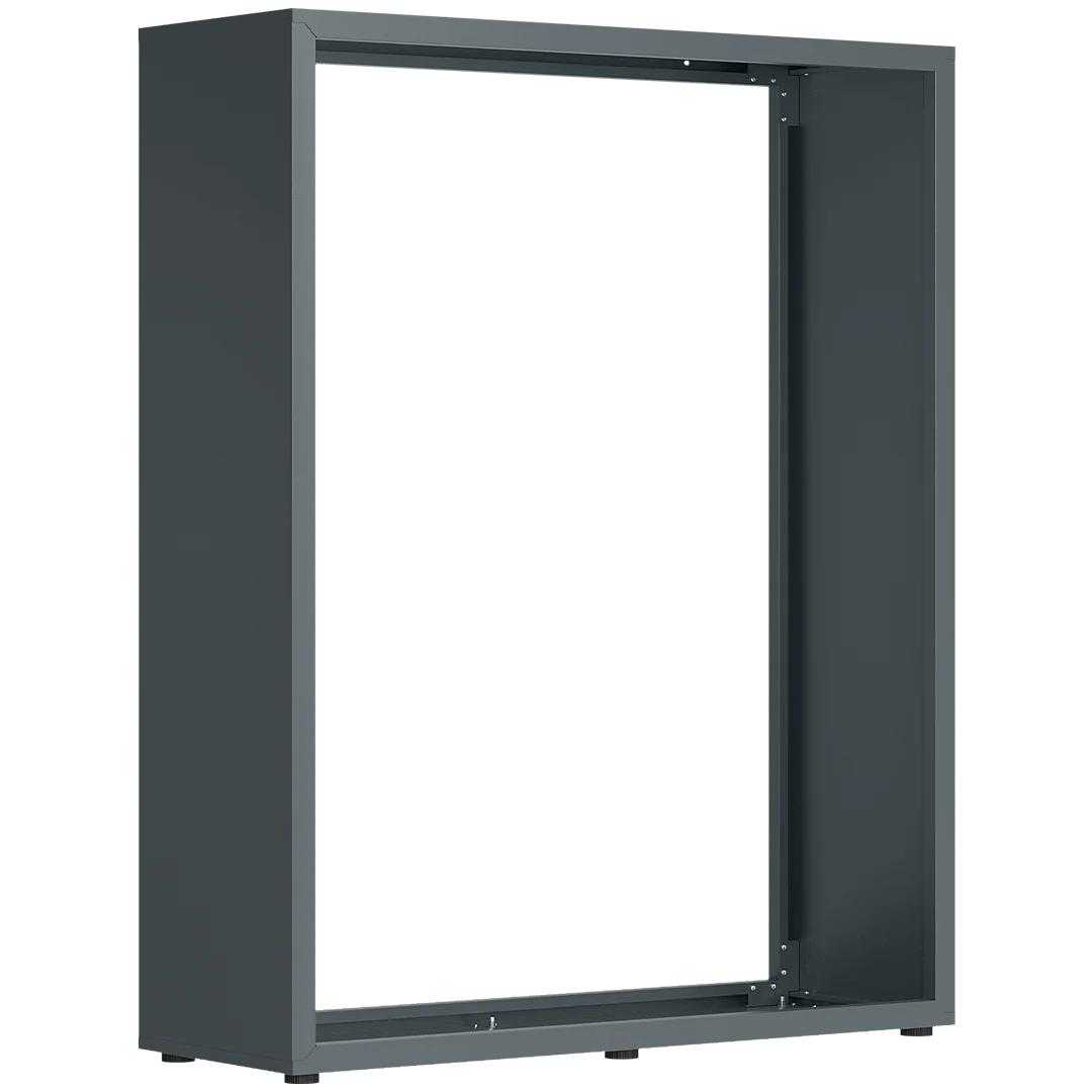 Firewood Rack | Weather-Resistant Galvanized Steel | Adjustable Feet