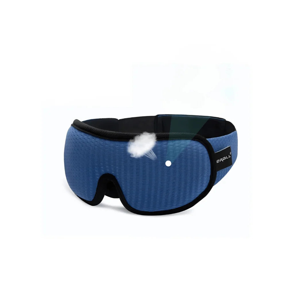 Sleep Mask | 3D Contoured Light-Reducing | Adjustable Breathable Fit