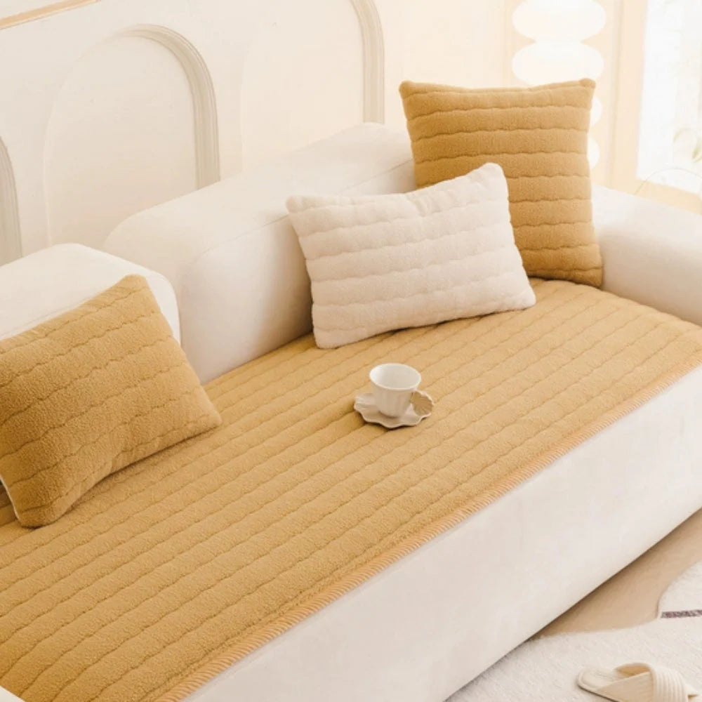 Sofa Cover | Soft Plush & Non-Slip | Machine Washable