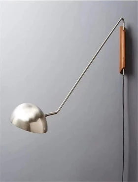 Wall Light | Adjustable Arm & Modern Metal Wood Design