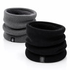 Neck Warmer | Knitted Fleece-Lined Double Insulation | Set of 2