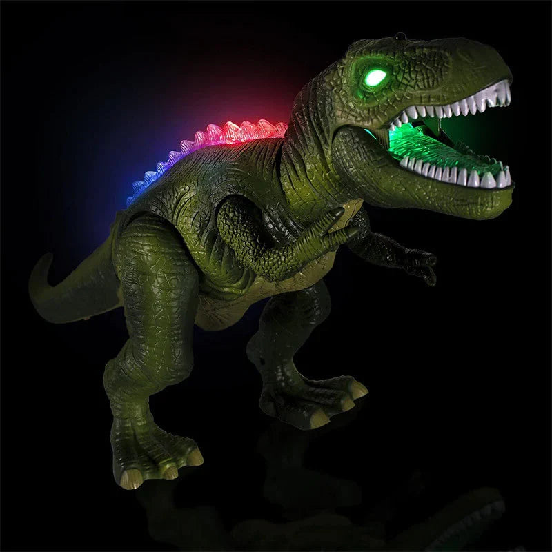 Dinosaur Toy | Remote-Controlled Walking & Roaring | LED Lights