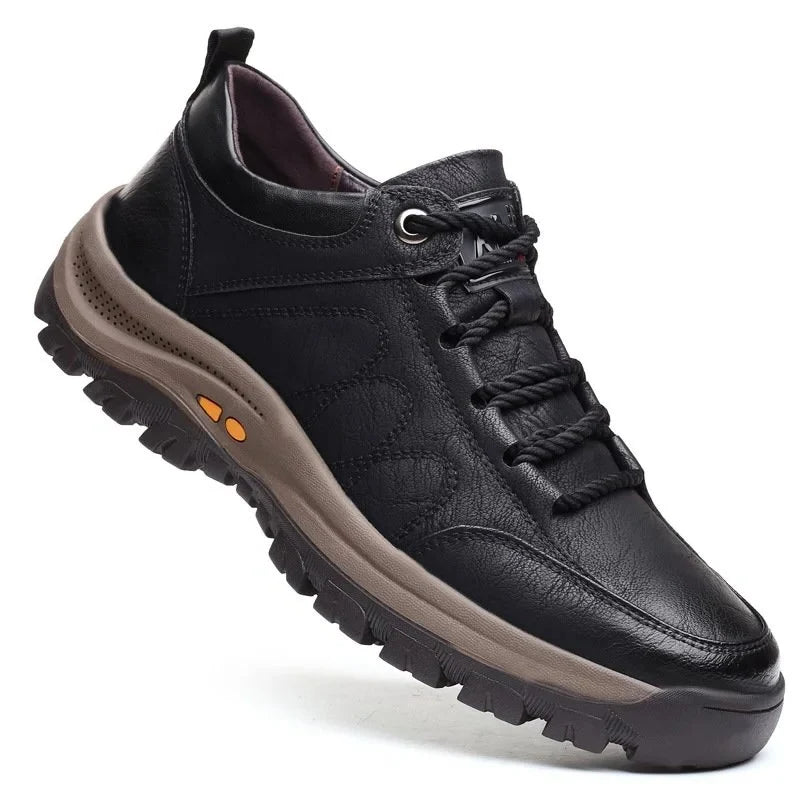 Men's Orthopedic Shoes | Waterproof Cowhide Leather & Ergonomic Insoles
