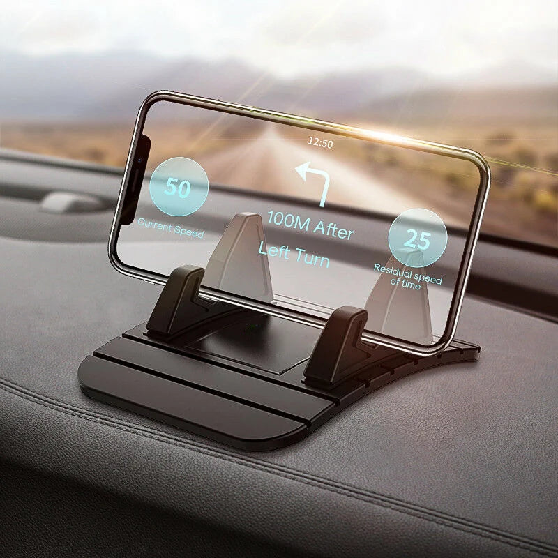 Car Phone Holder | Non-Slip Silicone Suction & Hands-Free