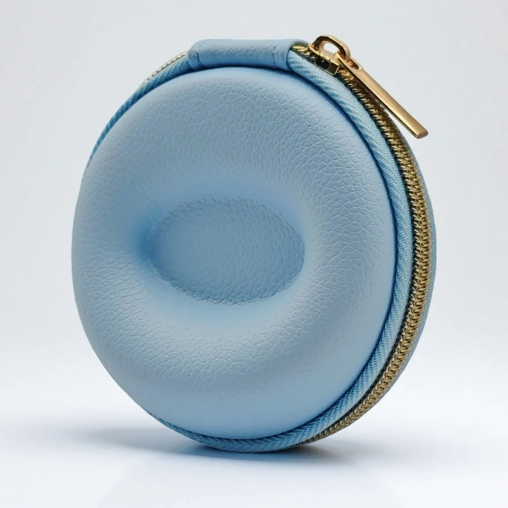 Watch Travel Case | Pebbled Leather & Velvet Lining | Compact Hard-Shell Design
