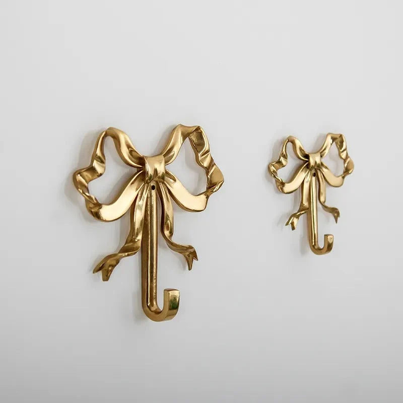 Key Wall Hook | Hairpin Design & Brass & Ceramic