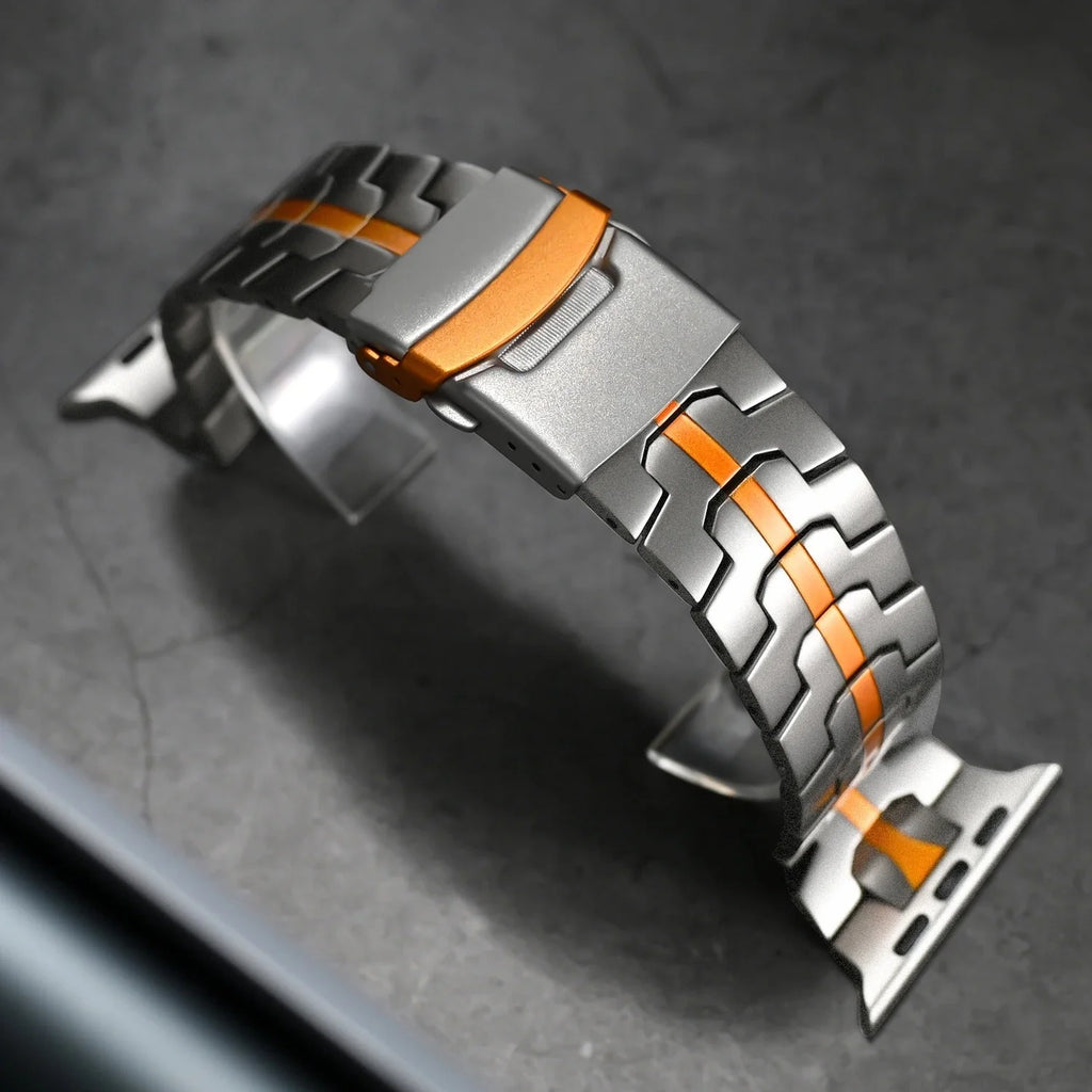 Watch Band | Lightweight Titanium | Hypoallergenic Clasp & Quick Release