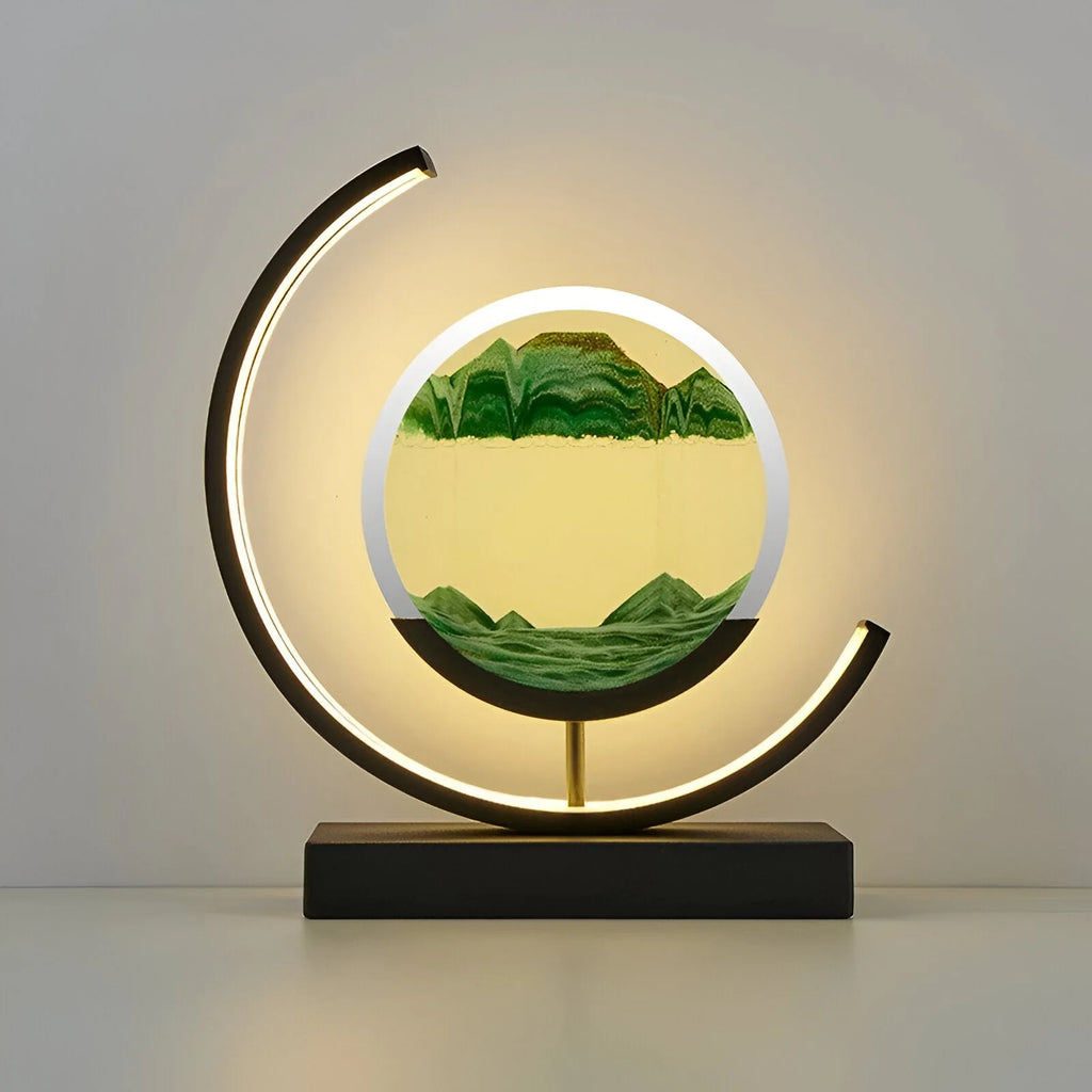Sand Art Lamp | Remote-Controlled & Dimmable LED