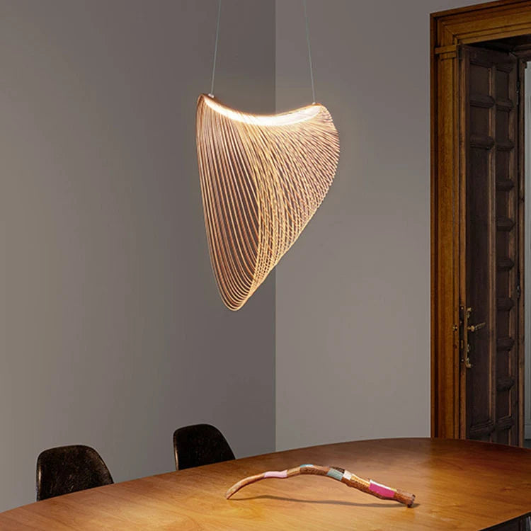 Pendant Light | Genuine Birch Wood & LED-Compatible