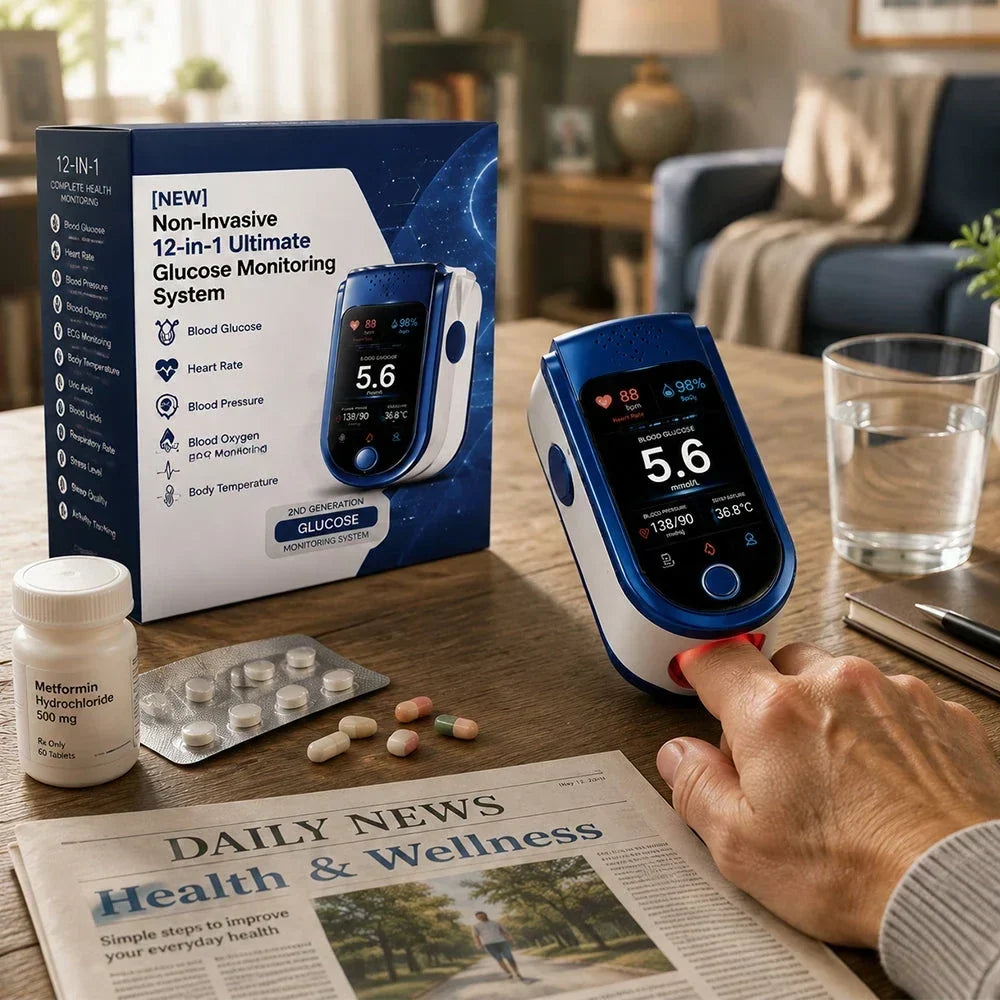 Health Monitor | Non-Invasive & Clear Digital Display