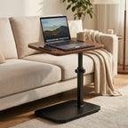 C-Shaped Laptop Table | Height-Adjustable & 360° Swivel | Tilting Tabletop