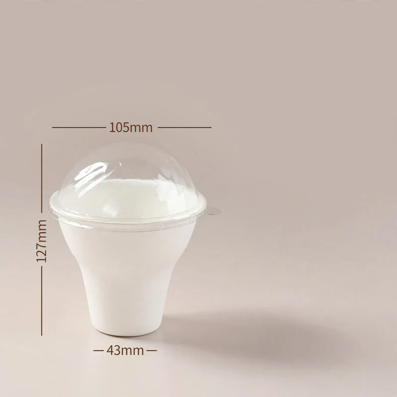 Paper Food Containers | Biodegradable & Food-Safe | Pack of 50