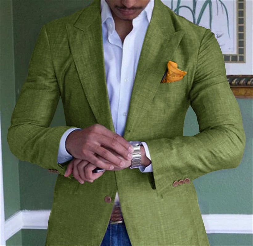 Blazer | Cotton-Linen Blend & Breathable | Machine-Washable