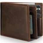 Men’s Bifold Wallet | Genuine Leather & RFID-Blocking | 13 Card Slots