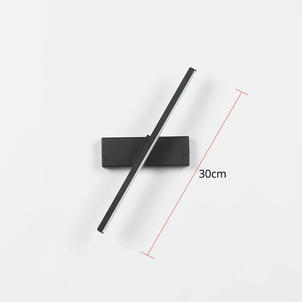 LED Wall Lamp | 330° Rotatable & Selectable Color Temperature | Three Sizes
