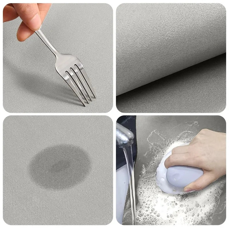 Kitchen & Bath Mat | Diatomite Quick-Dry & Non-Slip