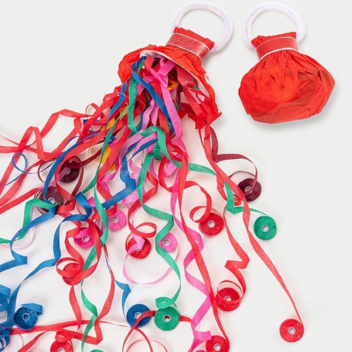 Paper Throw Streamers | Biodegradable & Flame-Retardant | Set of 10