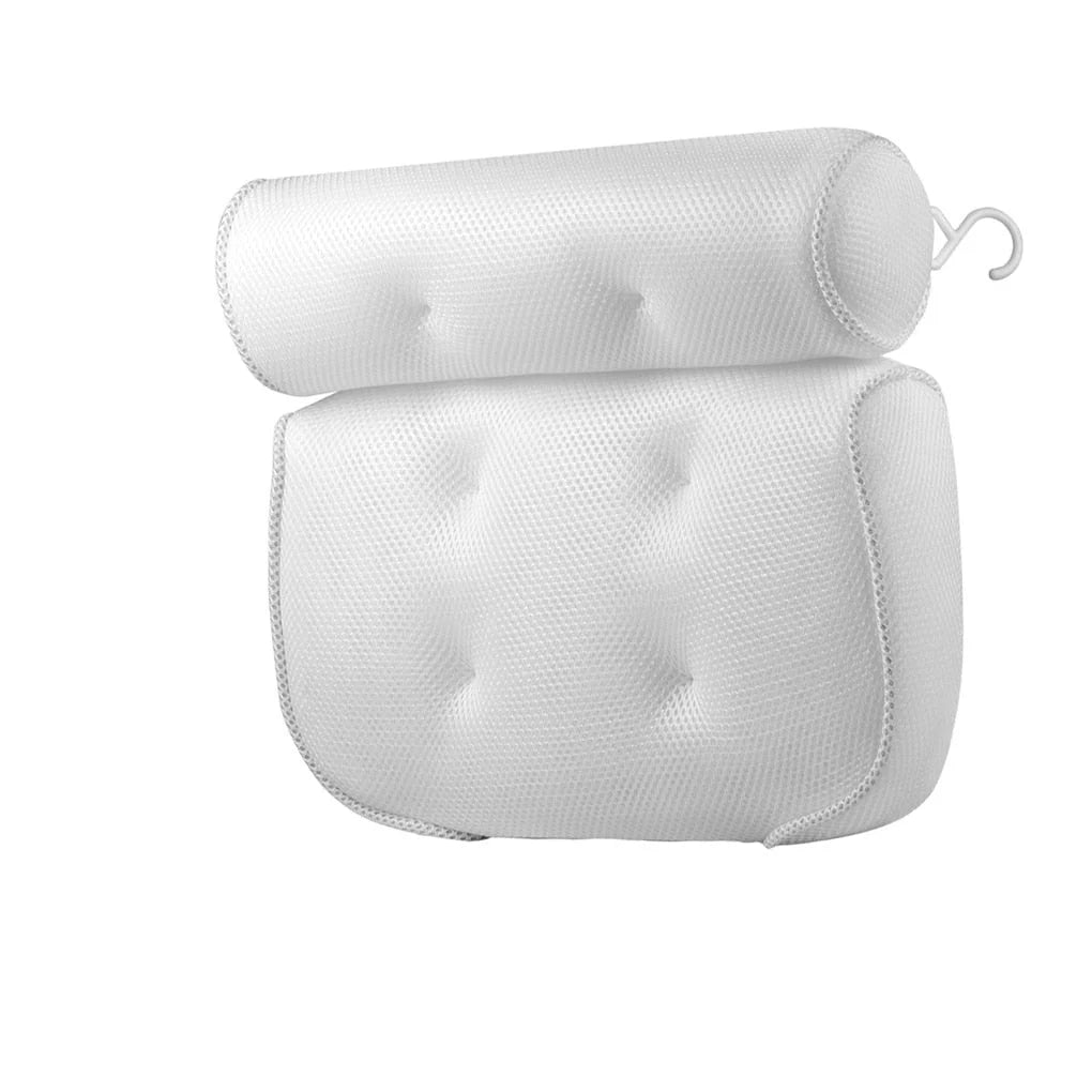 Bath Pillow | Ergonomic Neck Support & Quick-Drying 3D Mesh