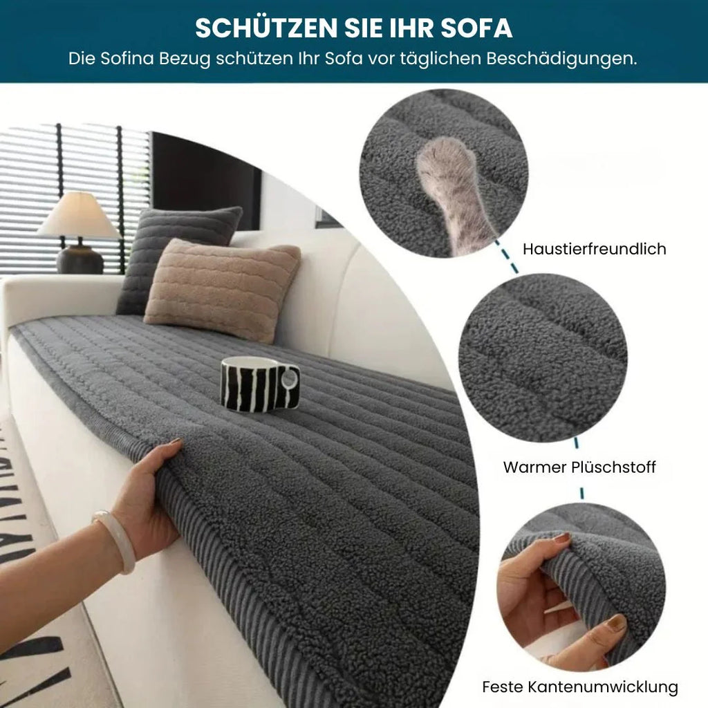 Sofa Cover | Plush Microfiber Non-Slip & Machine Washable