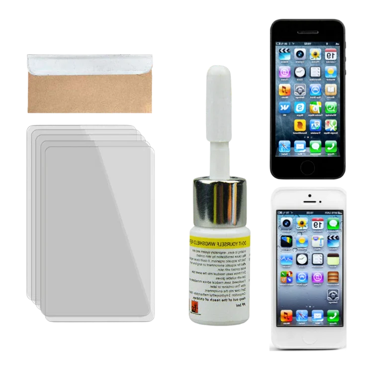 Phone Screen Repair Kit | Pre-Mixed Resin & Suction Cup