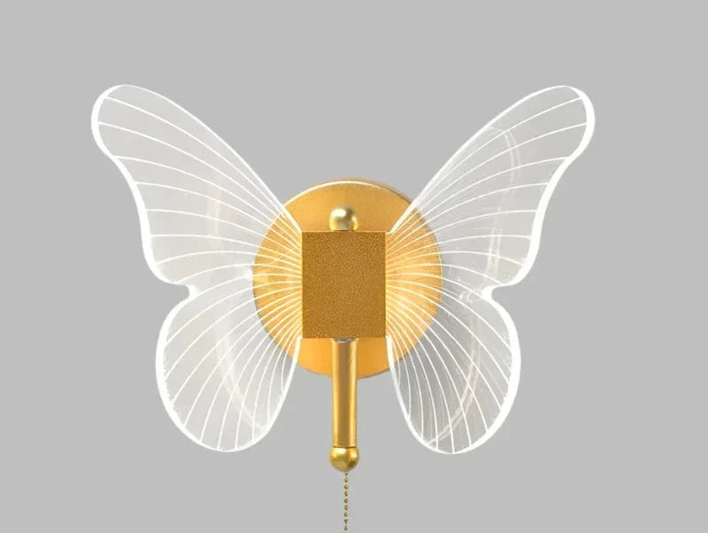 Wall Light | Butterfly Design & Energy-Efficient LED | 18 x 20 cm