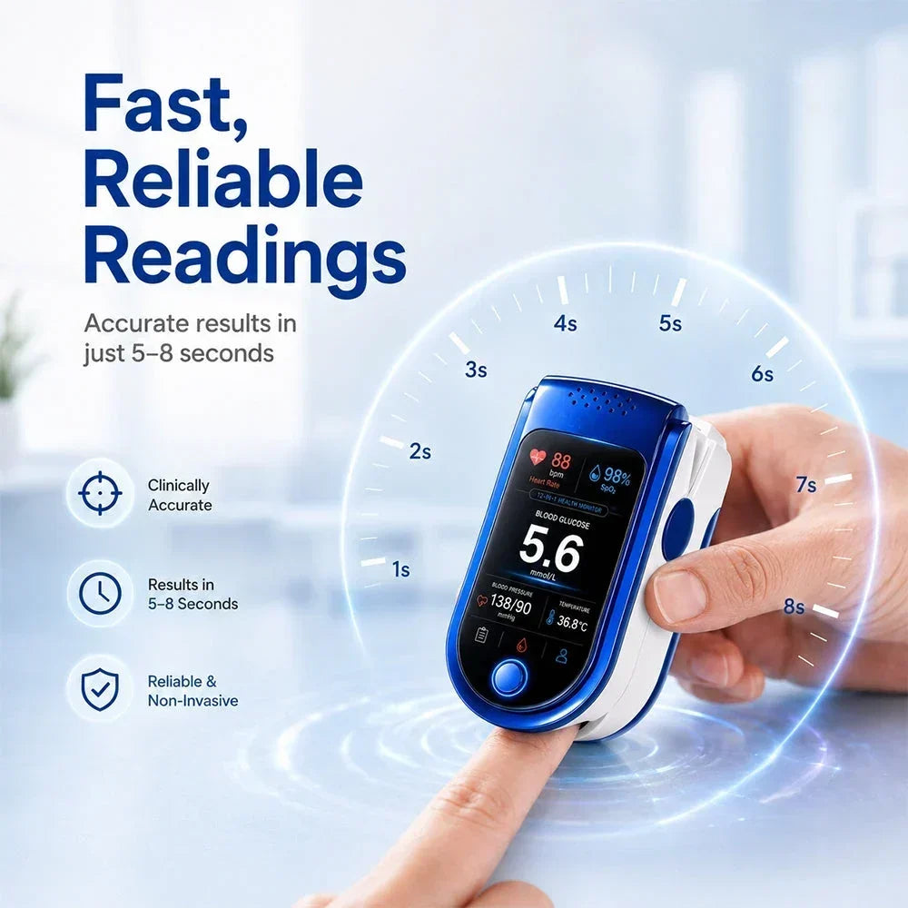 Health Monitor | Digital Display & Glucose Tracking