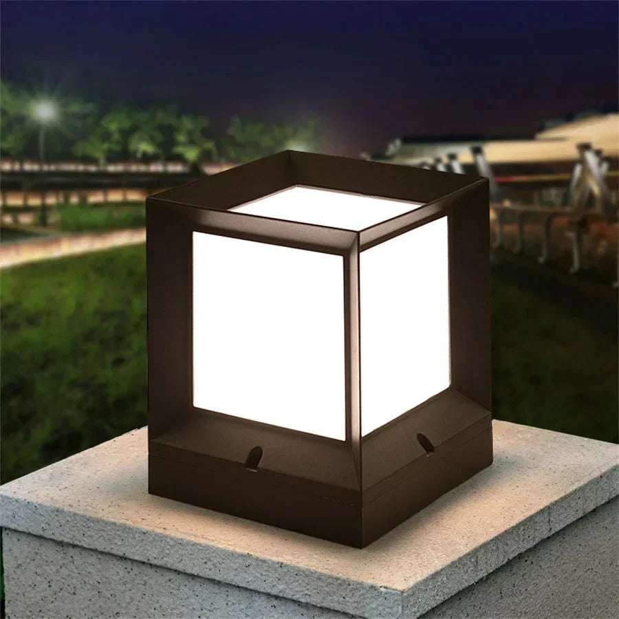 Outdoor Pillar Light | Weather-Resistant LED & Warm Lighting | 12W
