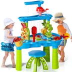 Sand & Water Table | Multi-Compartment & BPA-Free | 15-Piece Set