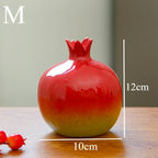 Vase | Pomegranate-Inspired Sculptural & Hand-Shaped | For Dried Flowers